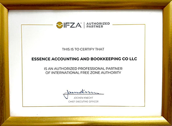 IFZA Certificate